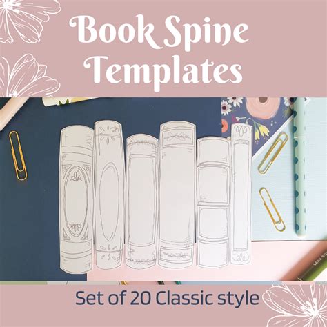 Printable Book Spine Template